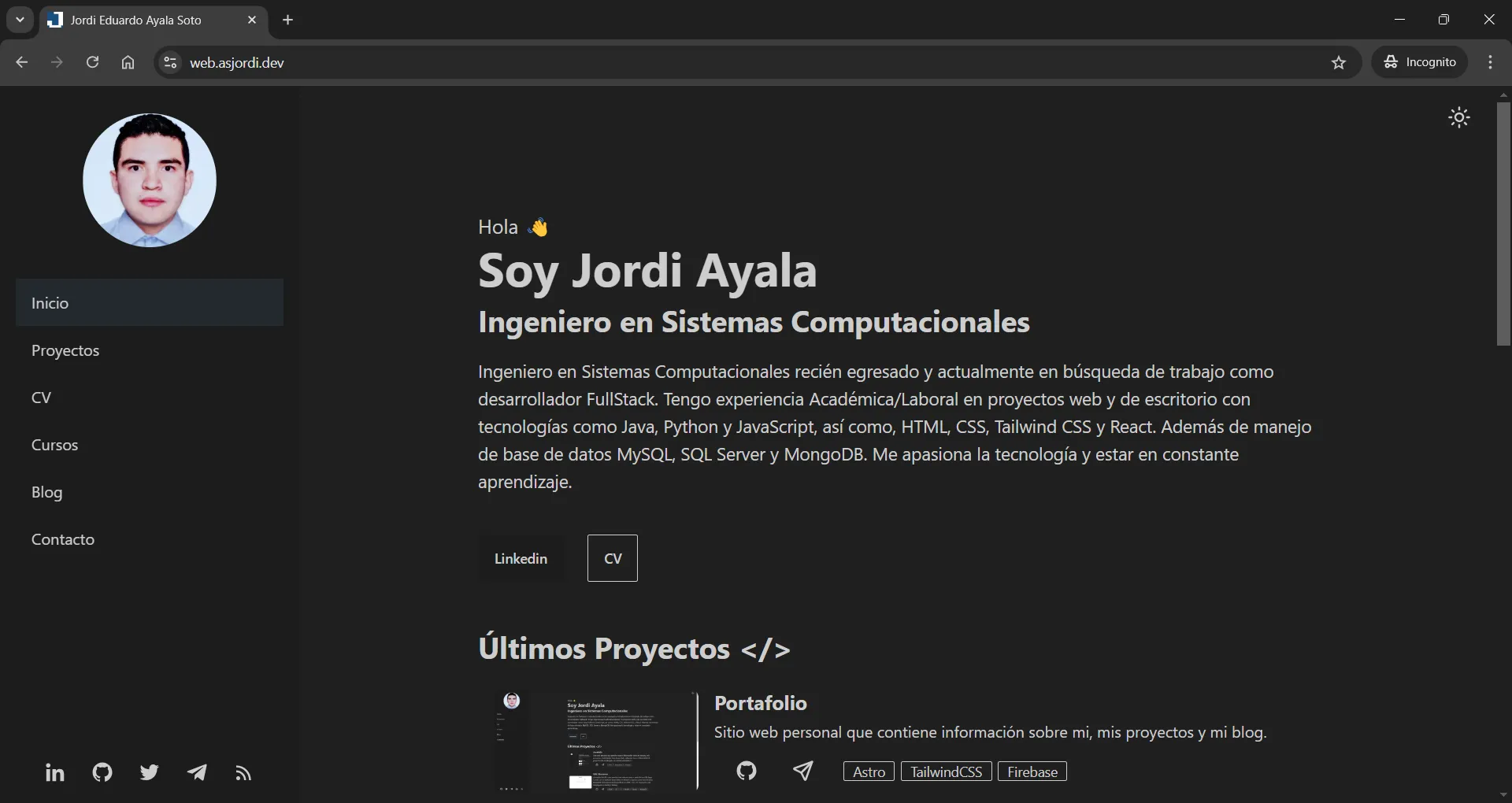 Sitio web seguro