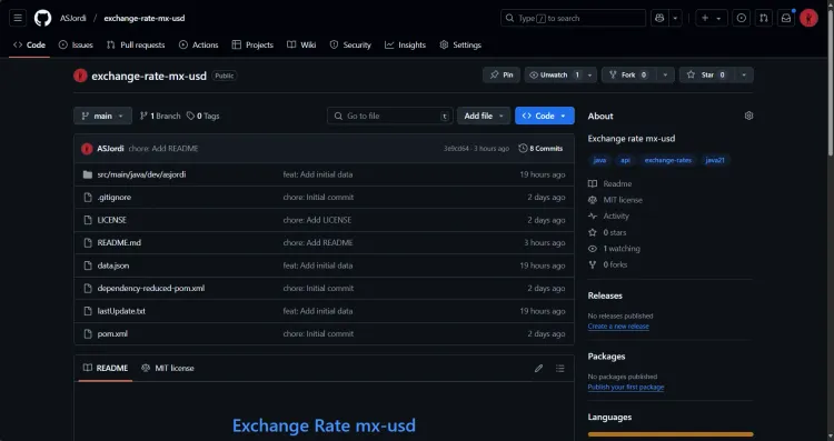 Exchange Rate MX