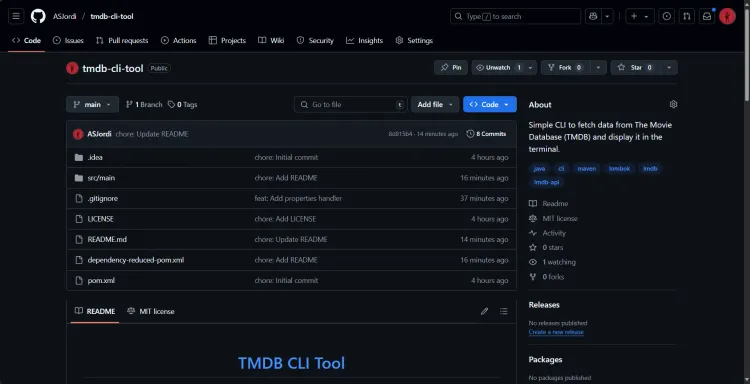TMDB CLI Tool