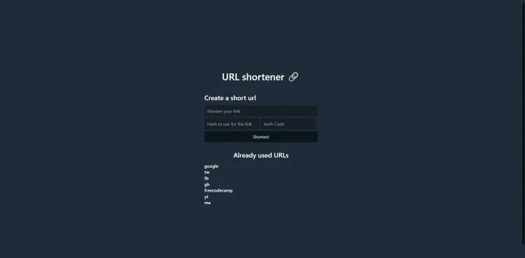 URL Shortener